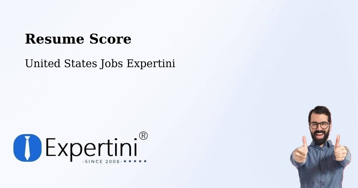 Resume Score & Job Description Match Tool – Placentia - United States Jobs Expertini